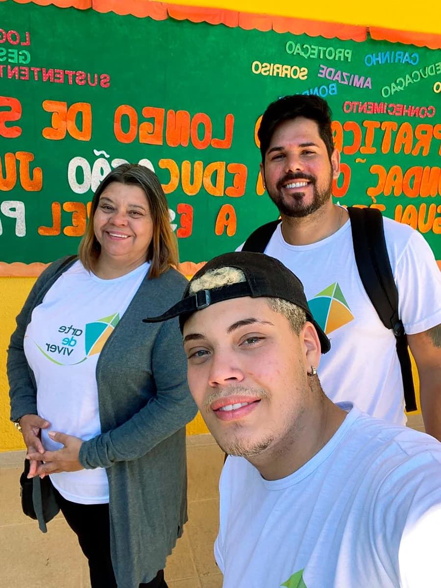 Protagonismo juvenil no projeto Arte de Viver